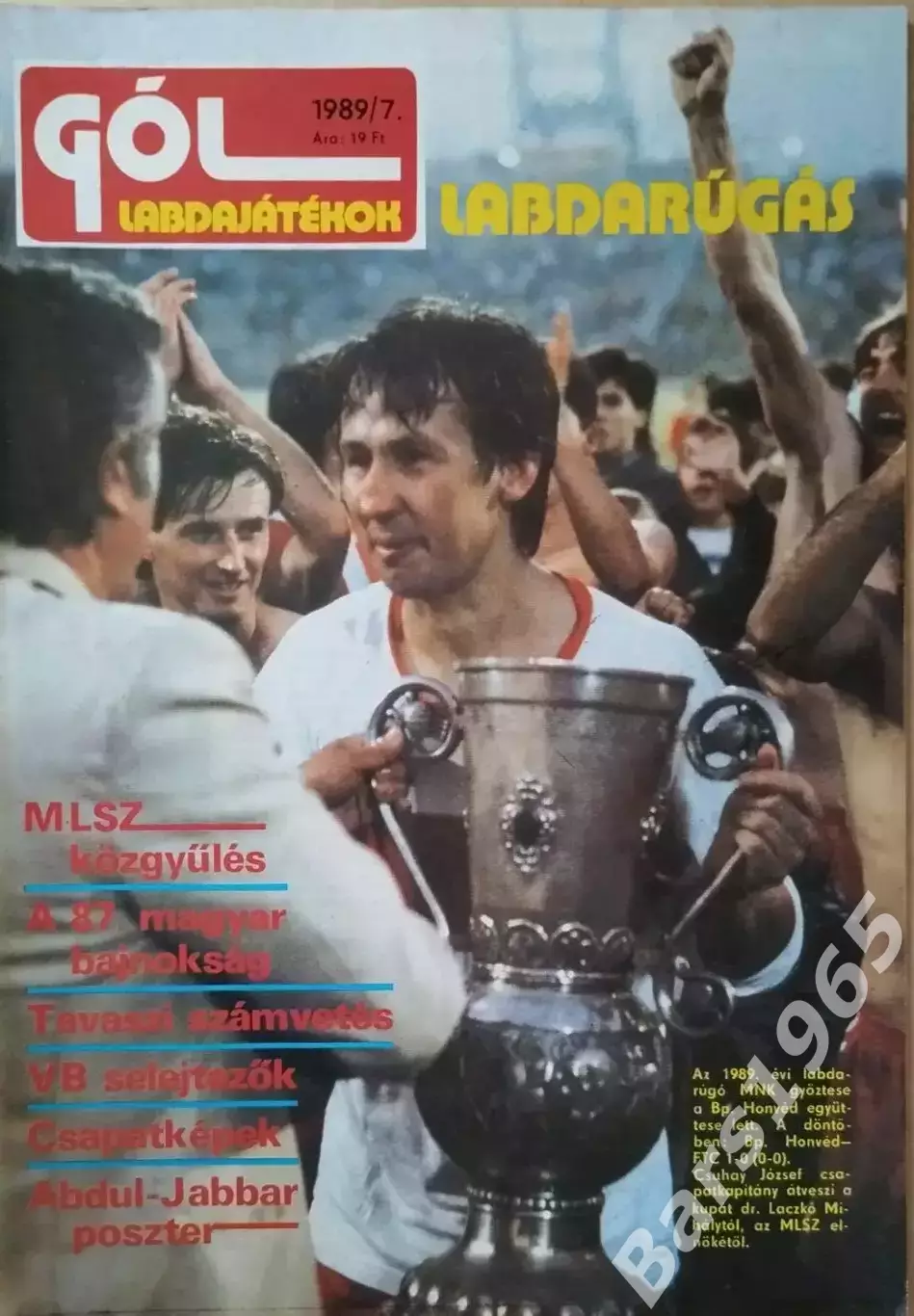Gol № 7 1989 Венгрия
