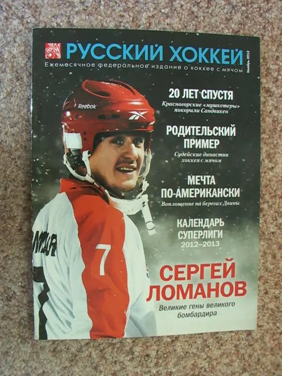 Русский хоккей ноябрь 2012