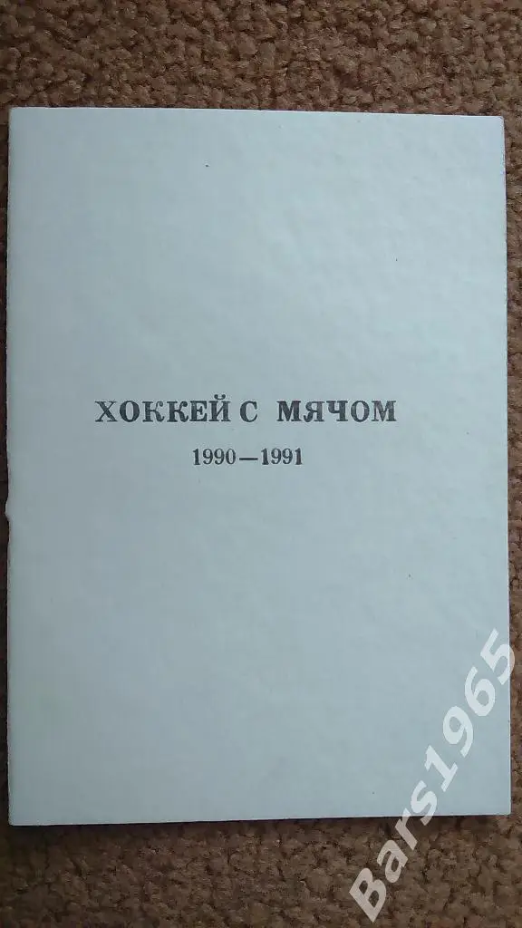 Хабаровск 1990-1991 Хоккей с мячом