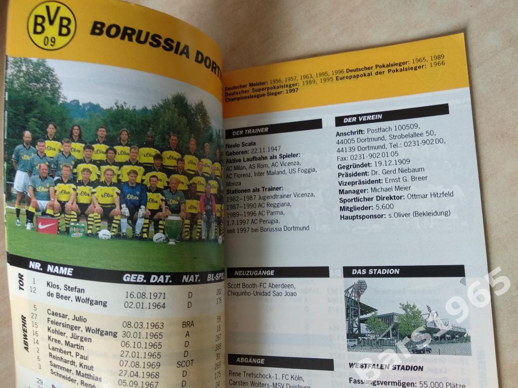 Bundesliga Бундеслига 1997-1998 3