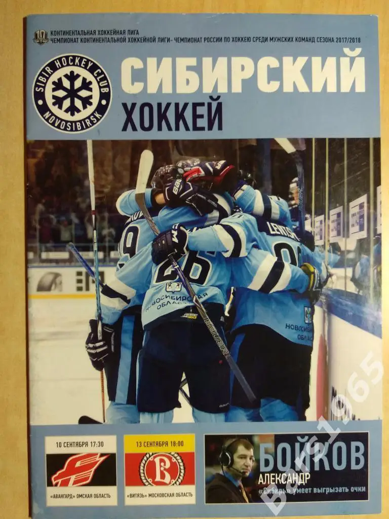 Сибирь Новосибирск - Авангард Омск, Витязь Московская область 2017