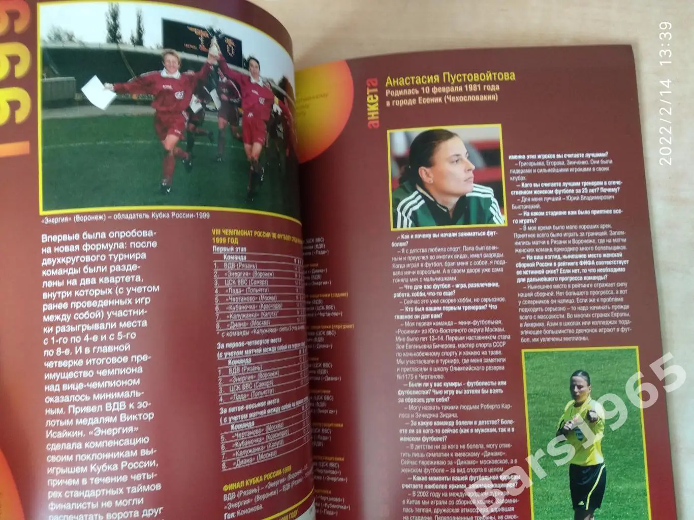 25 лет Отечественному женскому футболу 2