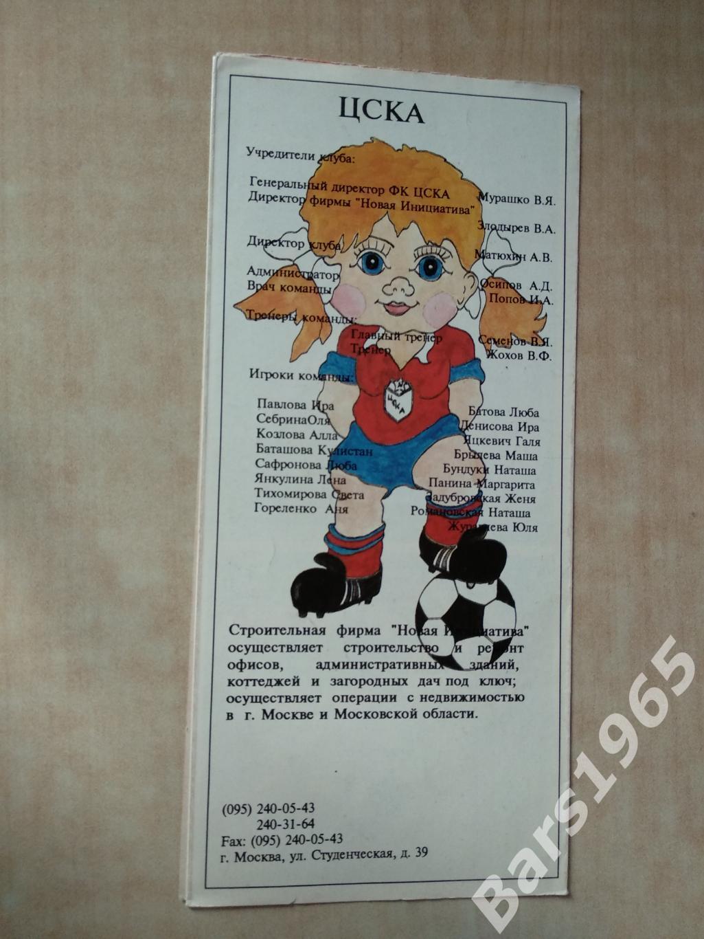 ЖФК ЦСКА 1993 1
