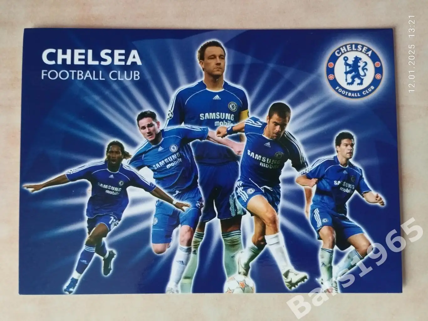 Карточка Челси Англия