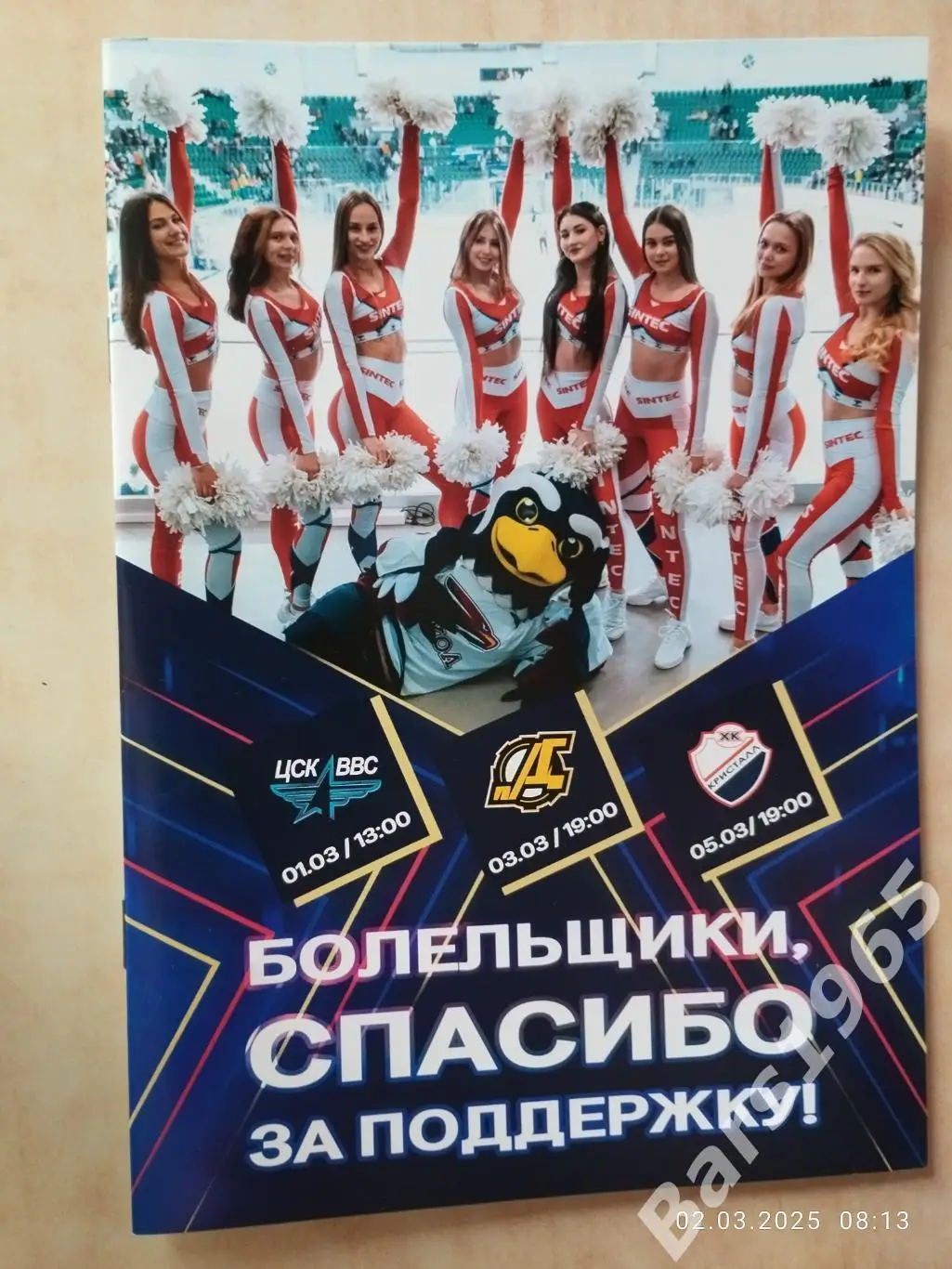 Сокол Красноярск - ЦСК ВВС Самара, Дизель Пенза, Кристалл Саратов 2025