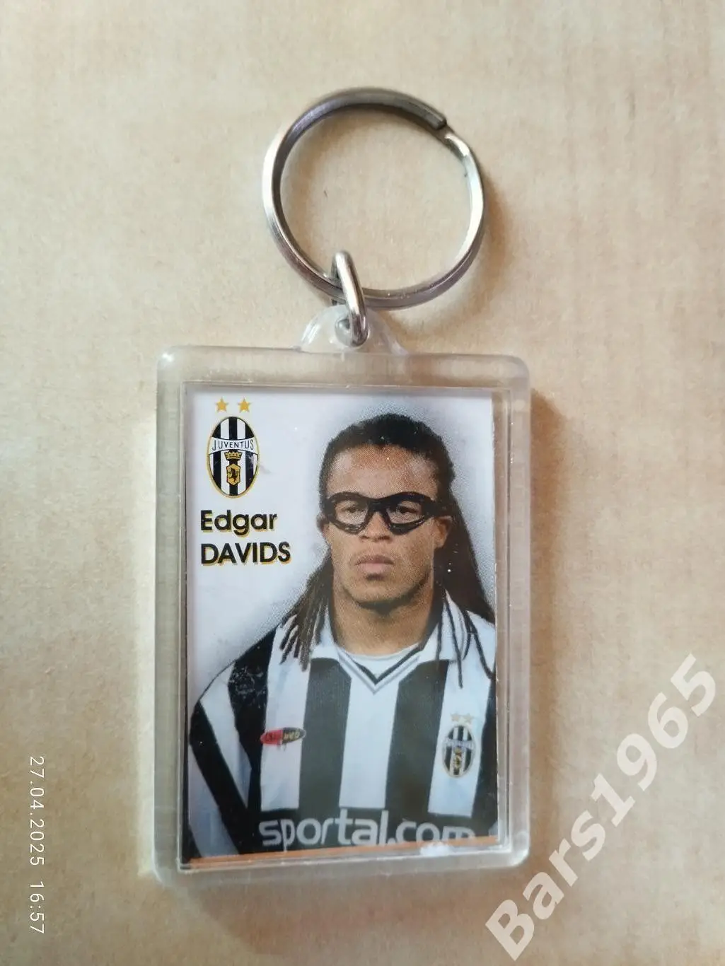 Брелок Edgar Davids Ювентус