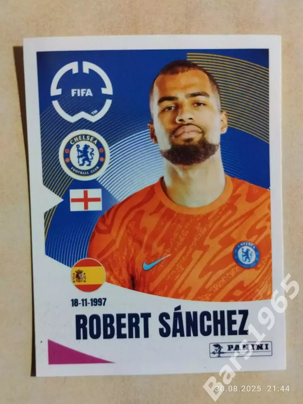 Наклейка Panini FIFA Club World Cup 2025 № 228 Robert Sanchez