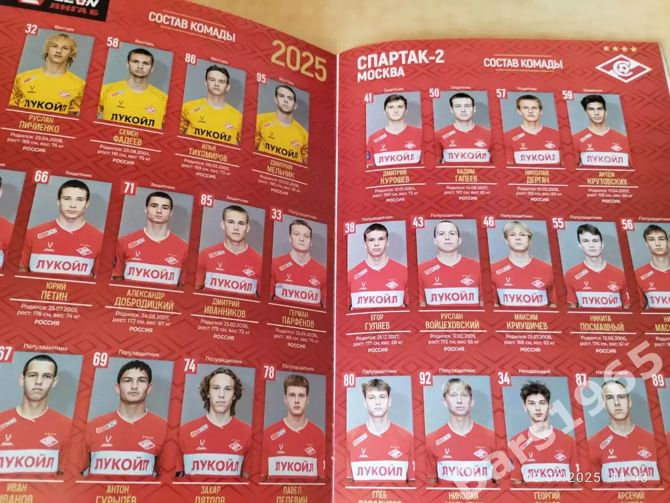 Спартак-2 Москва 2025 2
