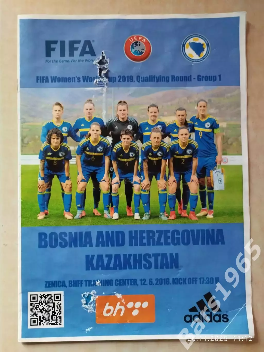 Босния и Герцеговина - Казахстан 2018 Женщины