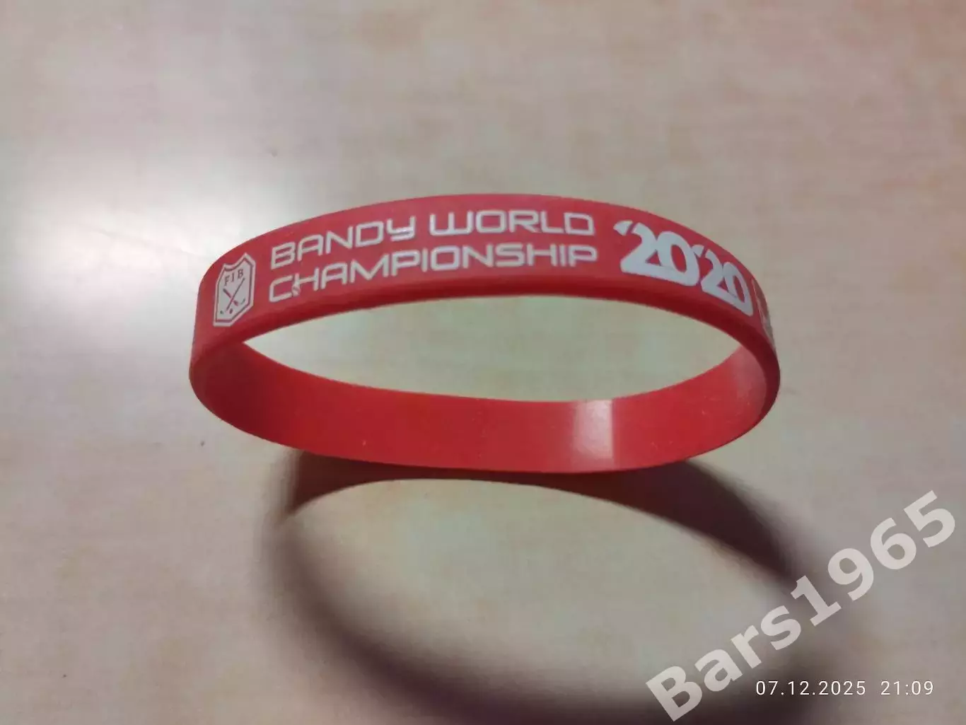 Браслет Чемпионат Европы по хоккею с мячом 2020