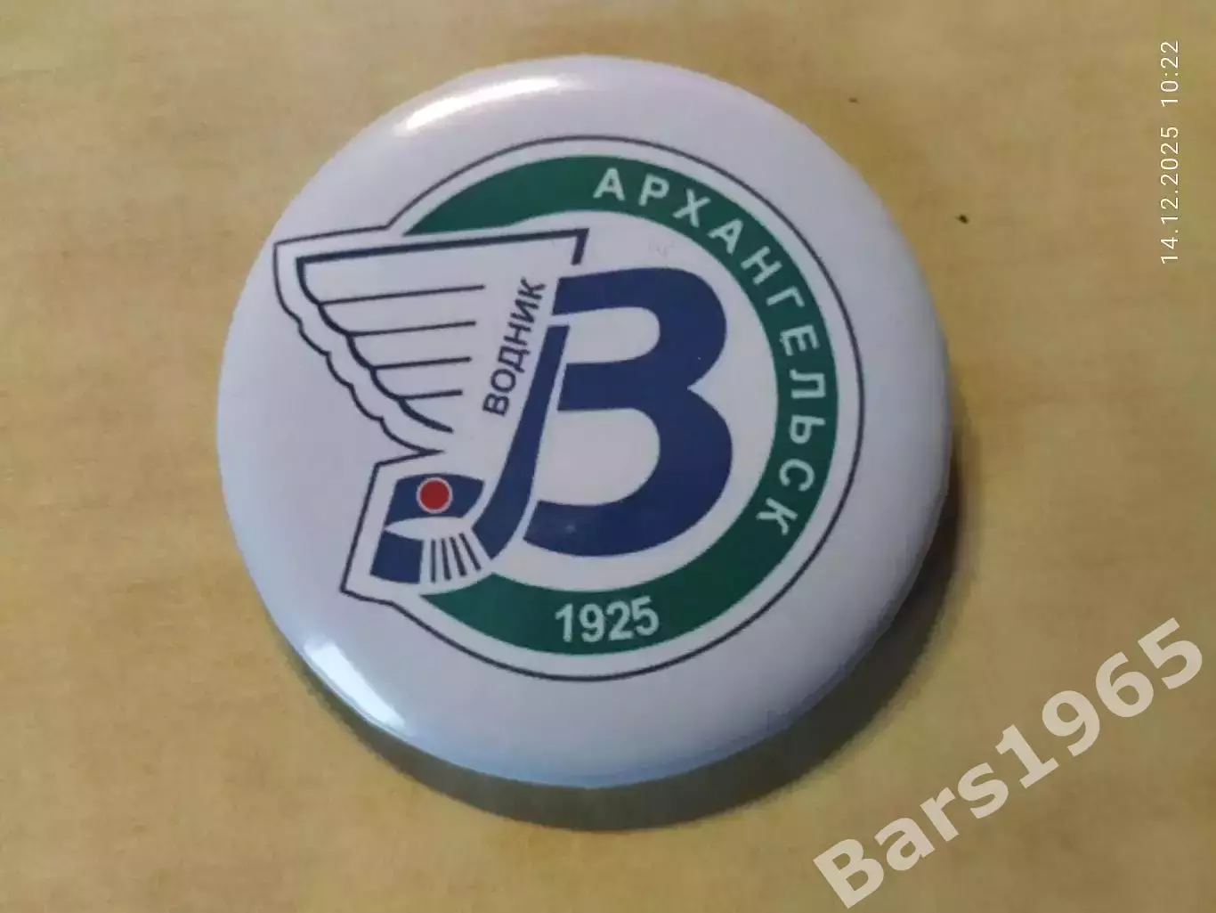 Значок ХК Водник Архангельск Хоккей с мячом