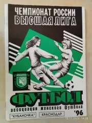Краснодар 1996 Женский футбол