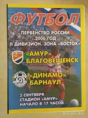Амур Благовещенск - Динамо Барнаул 2006