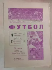 Динамо Барнаул - Вулкан Петропавловск-Камчатский 1973