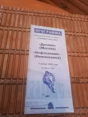 ДИНАМО МОСКВА -НЕФТЕХИМИК 5.01.2002.