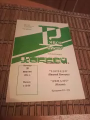 РАСПРОДАЖА!!!! ТОРПЕДО НИЖНИЙ НОВГОРОД - ДИНАМО МОСКВА 28.01.1994