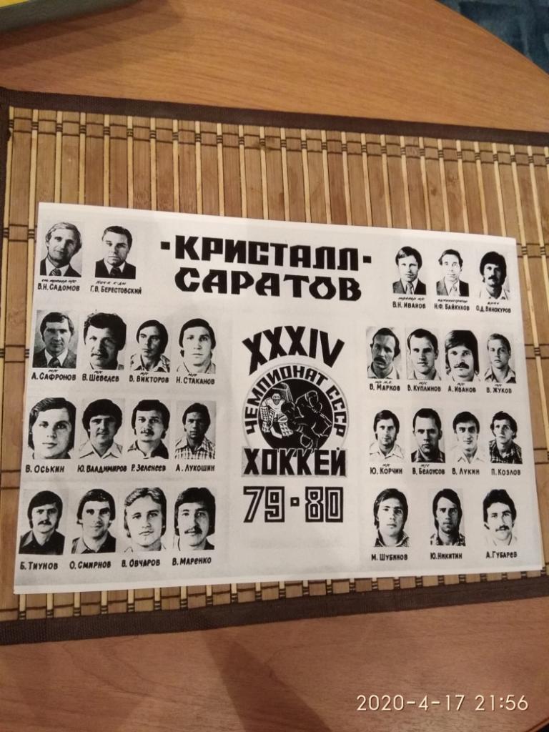 КРИСТАЛЛ САРАТОВ 1979/80