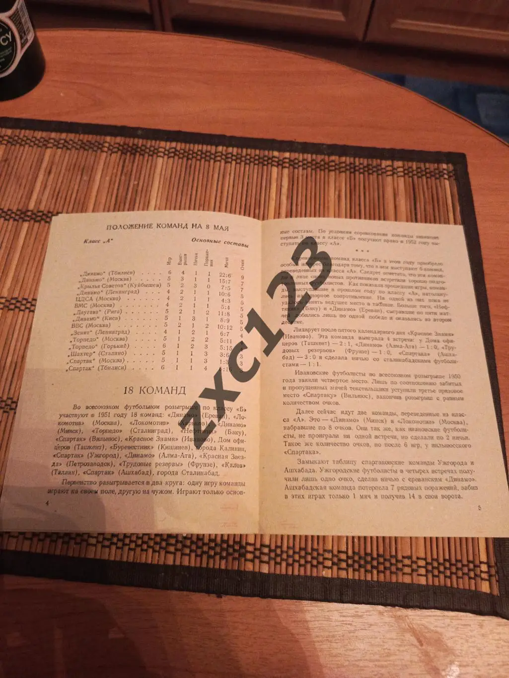 СПАРТАК ТБИЛИСИ - ДИНАМО ЛЕНИНГРАД 9.05.1951 1