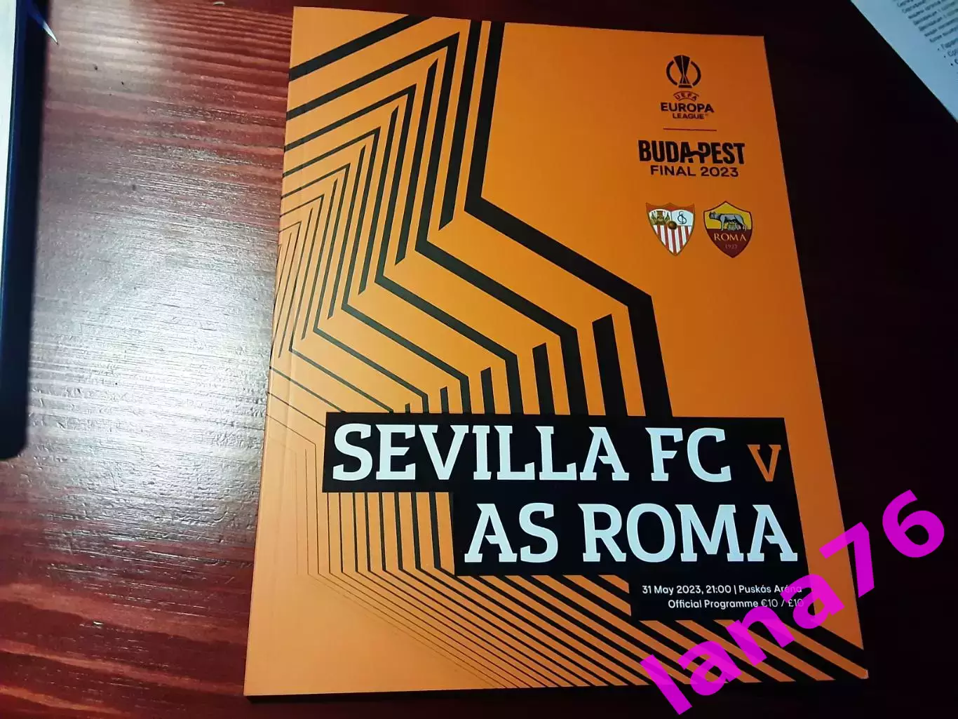 Финал Лига Европы Севилья Испания - Рома Италия 31.05.2023 официальная