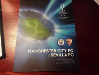 Суперкубок Манчестер Сити Англия - Севилья Испания 16.08.2023 официальная