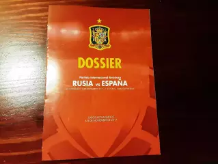 Россия - Испания 14.11.2017 издание испанской федерации