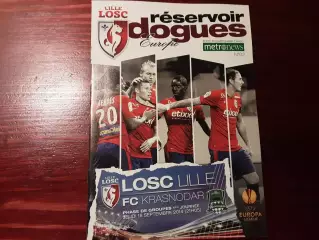 Лилль Франция - Краснодар 18.09.2014 официальная программа