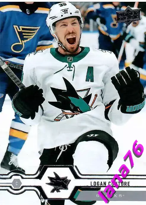 2019-20 Upper Deck Series 1 №161 Logan Couture - San Jose Sharks
