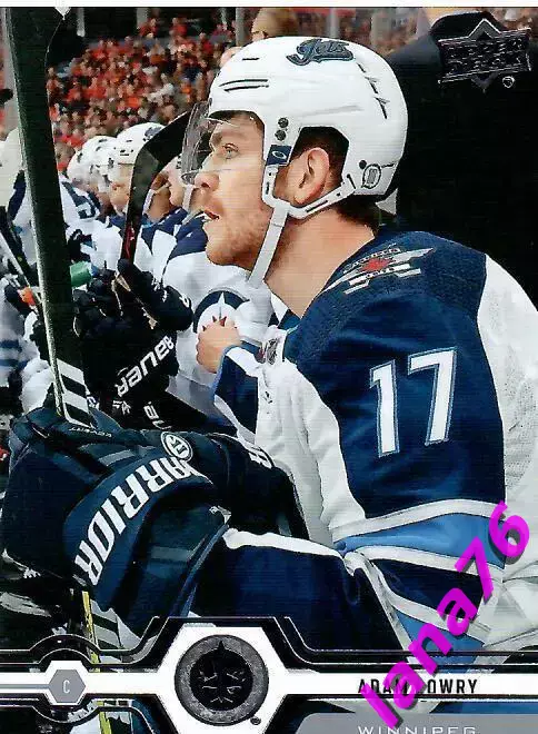 2019-20 Upper Deck Series 1 №107 Adam Lowry - Winnipeg Jets