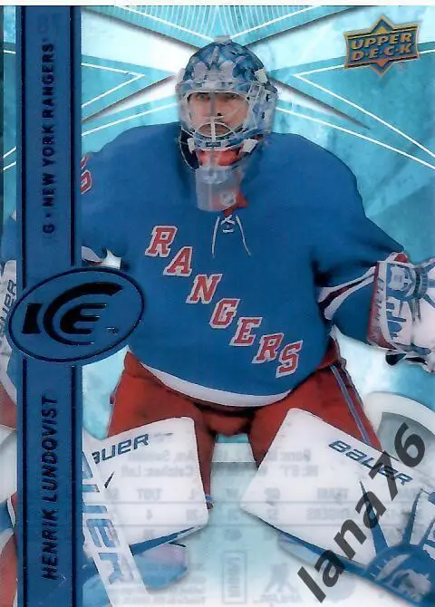 Лундквист Рейнджерс 2017-18 Upper Deck Ice Hockey #78