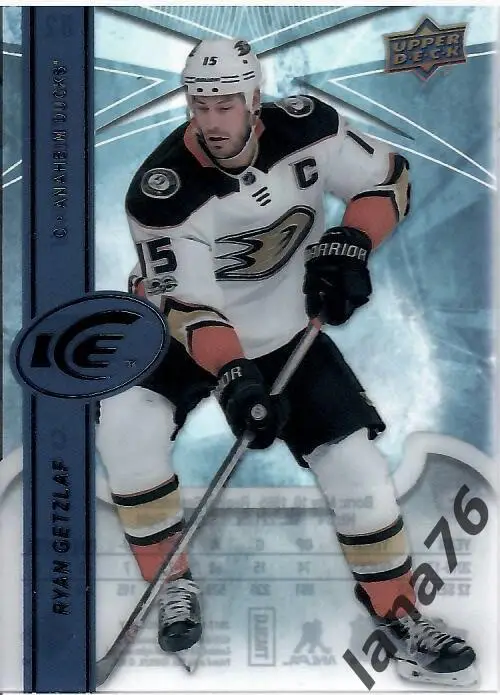 Гецлаф Анахайм 2017-18 Upper Deck Ice Hockey #82