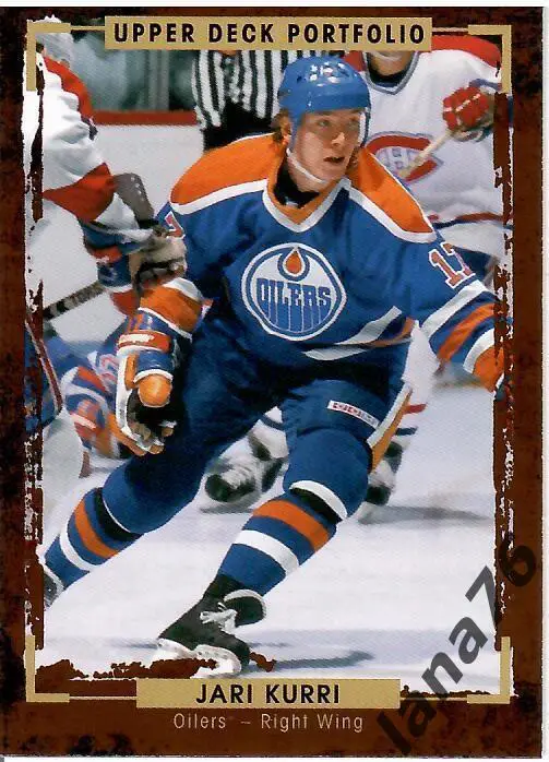 Карточка Яри Курри Эдмонтон НХЛ