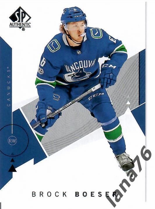 2018-19 SP Authentic №3 Brock Boeser - Vancouver Canucks