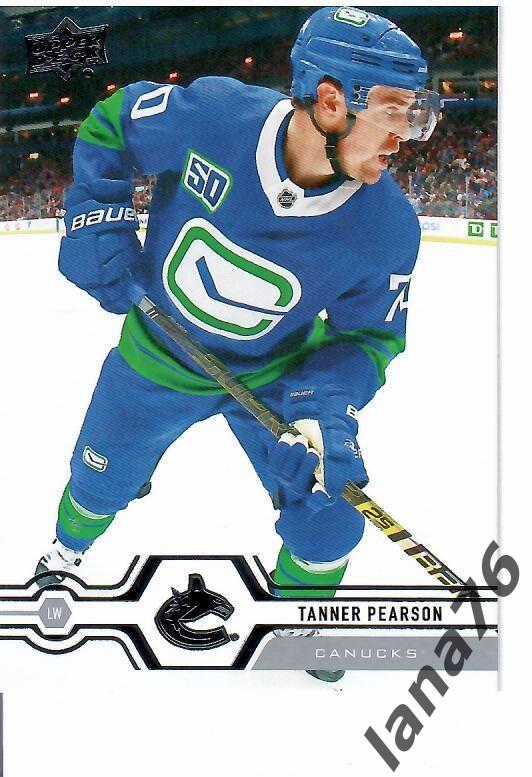 2019-20 Upper Deck Series two №423 Tanner Pearson - Vancouver Canucks