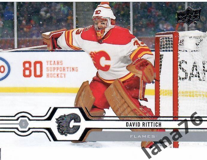 2019-20 Upper Deck Series two №431 David Rittich - Calgary Flames
