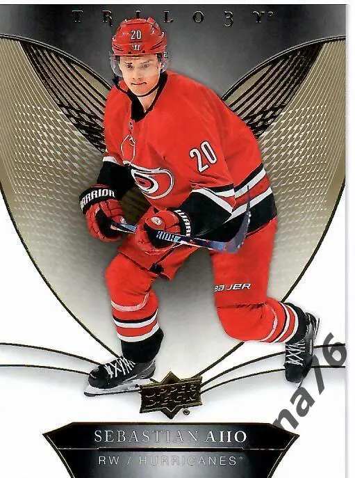 Карточка 2018-19 Trilogy #28 Себастьян Ахо Каролина