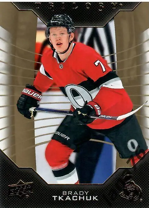 Карточка 2019-20 Trilogy #9 Брэди Ткачак Оттава