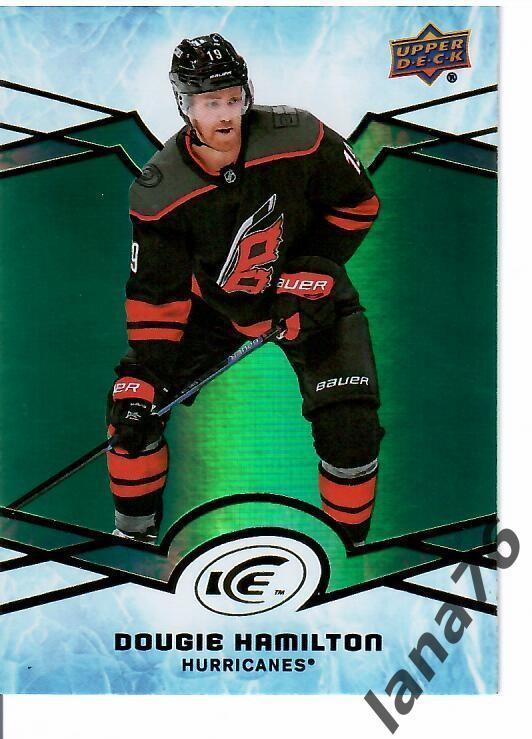 Карточка 2018-19 Upper Deck Ice green #5 Дуг Гамильтон Каролина