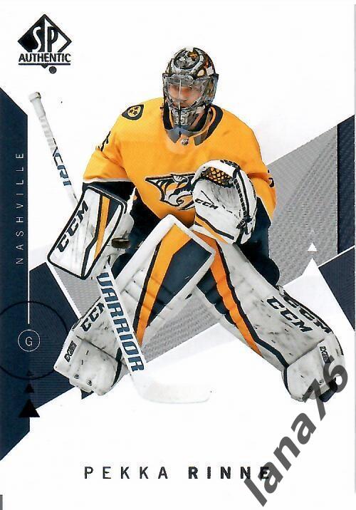 2018-19 SP Authentic №39 Pekka Rinne - Nashville Predators