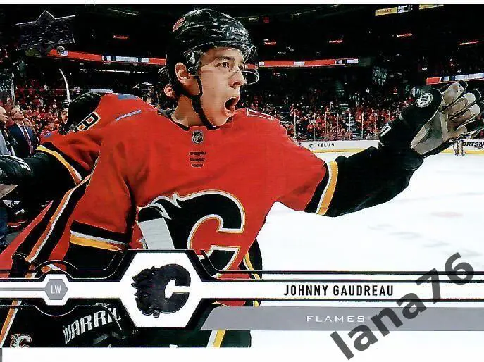 2019-20 Upper Deck Series 1 №180 Johnny Gaudreau - Calgary Flames