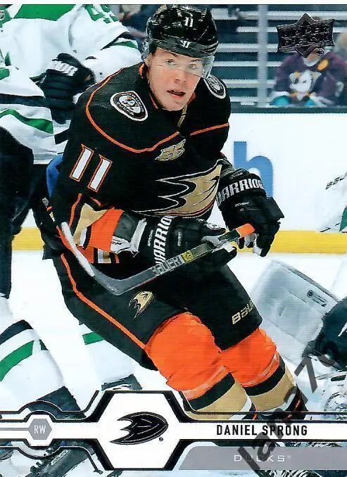 2019-20 Upper Deck Series 1 №178 Daniel Sprong - Anaheim Ducks