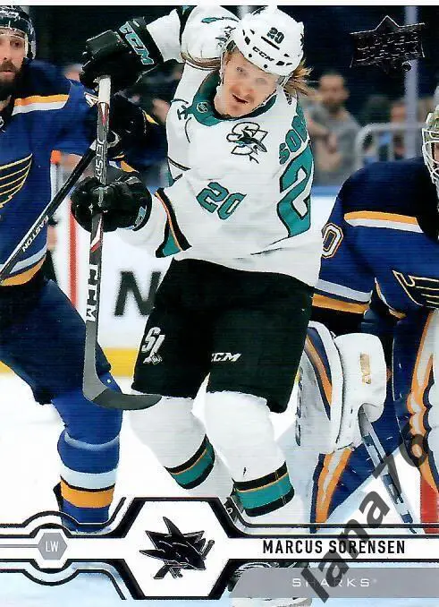 2019-20 Upper Deck Series 1 №164 Marcus Sorensen - San Jose Sharks