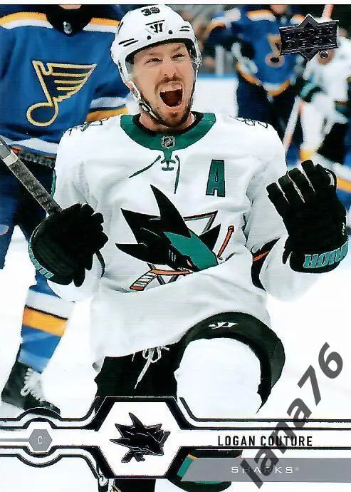 2019-20 Upper Deck Series 1 №161 Logan Couture - San Jose Sharks
