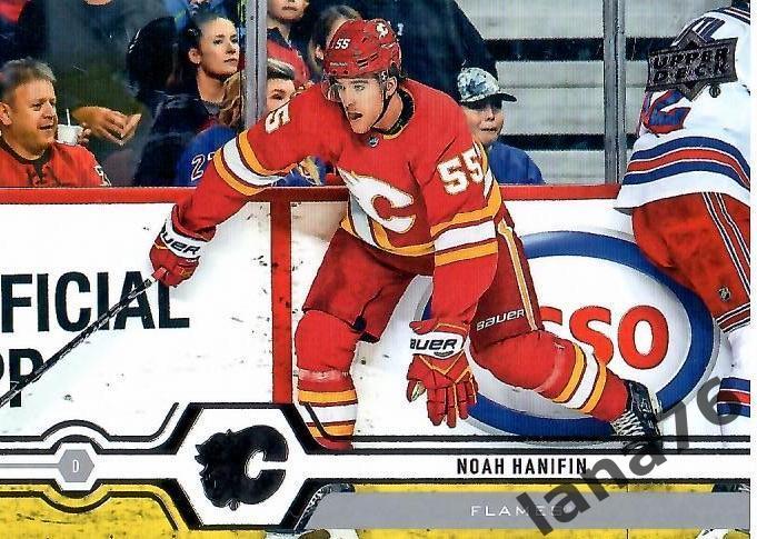 2019-20 Upper Deck Series 1 №184 Noah Hanifin - Calgary Flames