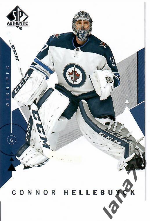2018-19 SP Authentic №28 Connor Hellebuyck - Winnipeg Jets