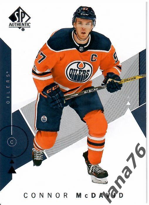 2018-19 SP Authentic №20 Connor McDavid - Edmonton Oilers