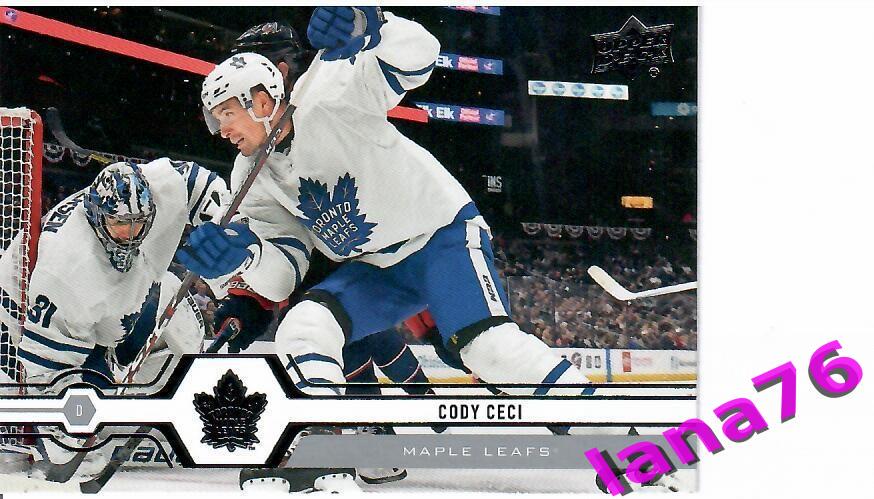 2019-20 Upper Deck Series two №253 Cody Ceci - Toronto Maple Leafs