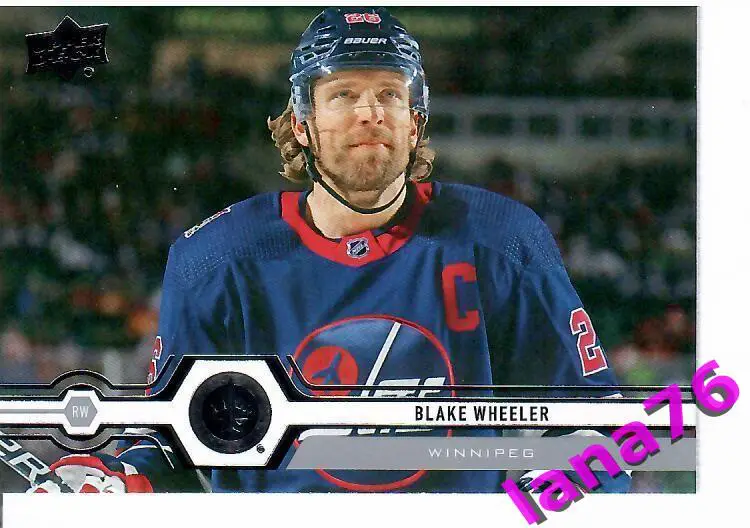 2019-20 Upper Deck Series two №356 Blake Wheeler - Winnipeg Jets