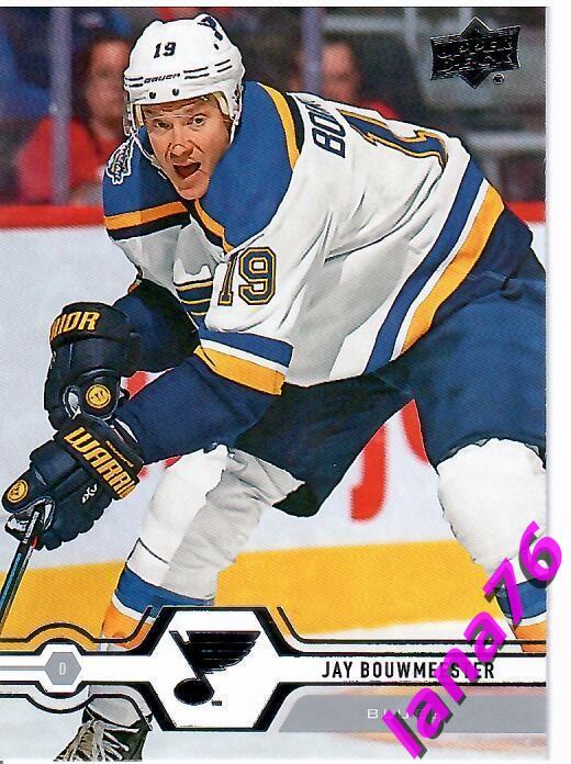 2019-20 Upper Deck Series two №372 Jay Bouwmeester - St. Louis Blues