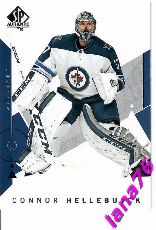 2018-19 SP Authentic №28 Connor Hellebuyck - Winnipeg Jets