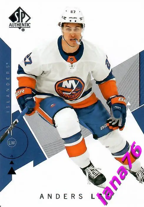 2018-19 SP Authentic №94 Anders Lee - New York Islanders